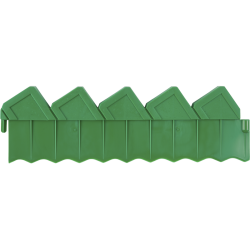 Ограждение GRINDA для клумб, цвет зеленый, 2 секции / 8-422304
